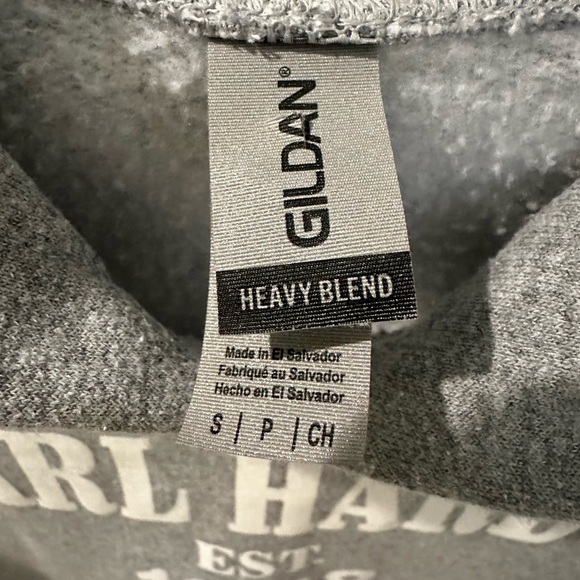 Glidan Gray Pearl Harbor EST 1908 Hawaii Hoodie in Very Good Condition Size S - Picture 3 of 6